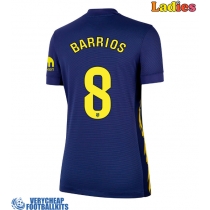 Atletico Madrid Pablo Barrios #8 Replica Away Shirt Ladies 2025-26 Short Sleeve